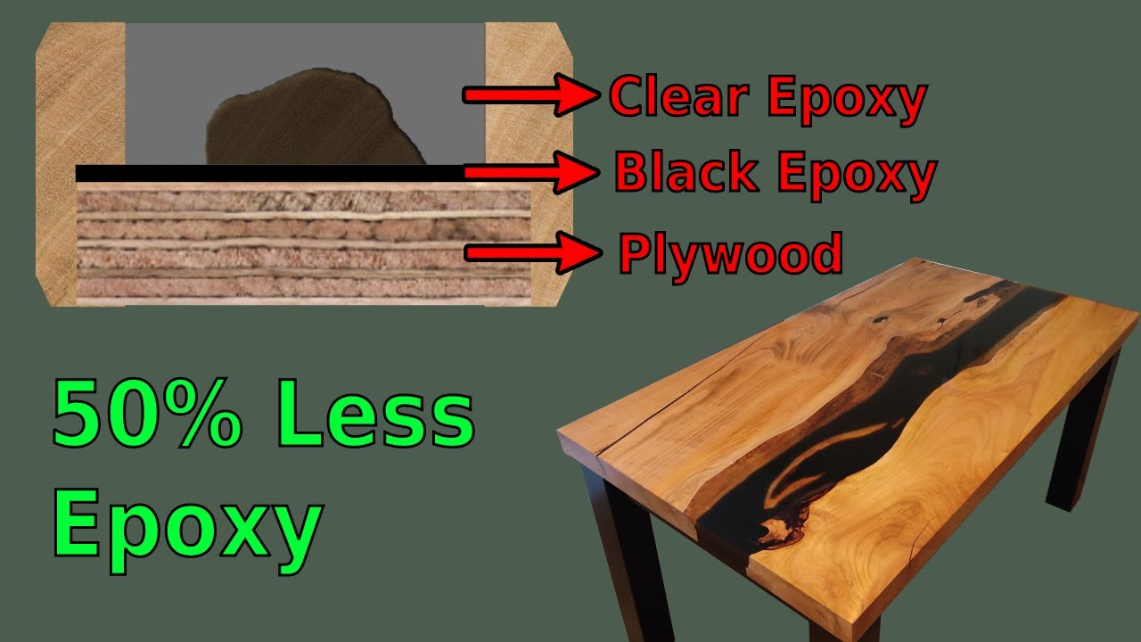 how to epoxy live edge wood